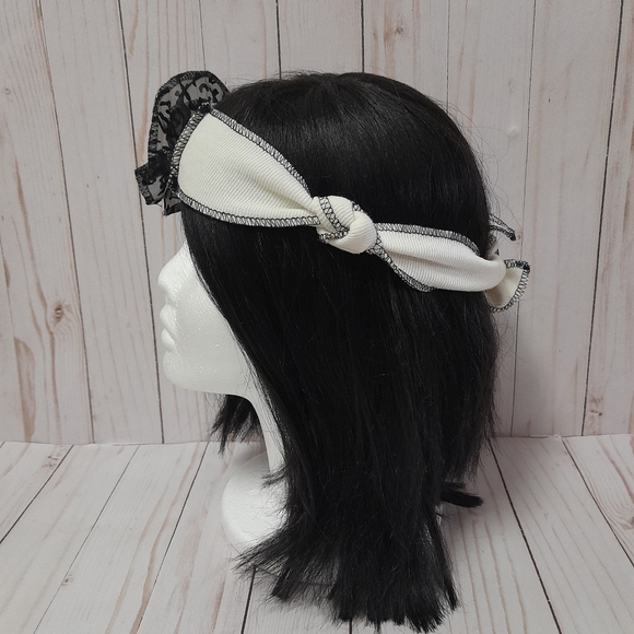 Handmade Women's Cream Color Headband Size:OS  Handmade - Picture 2 of 4
